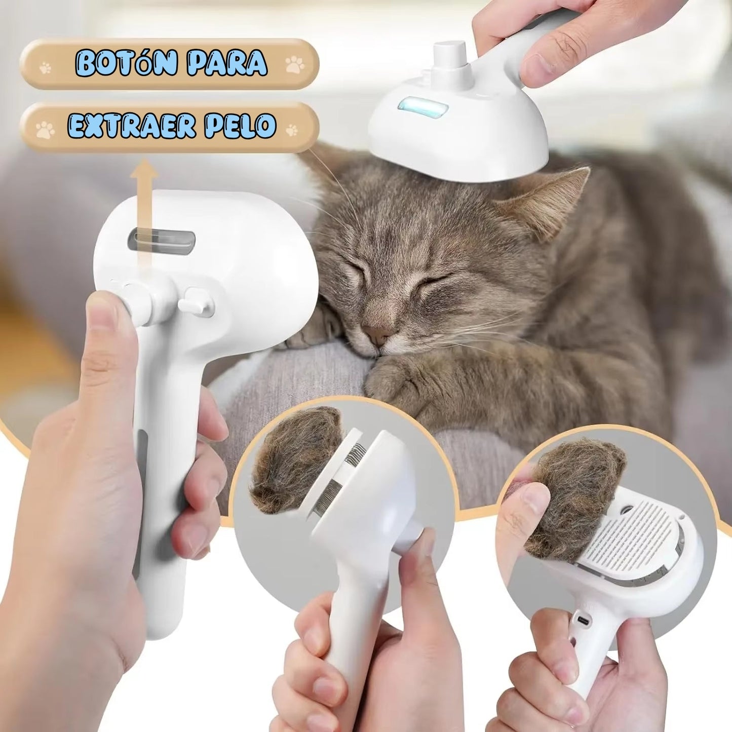 Cepillo relajante para Perros y Gatos